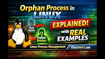 Orphan Process in Linux | Explained with Real Examples | Linux Process Management | Electro4u