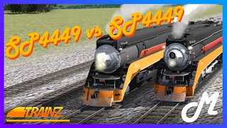 Jointed Rail Sp 4449 Vs Trainz Forge Sp4449 In Trainz 2020