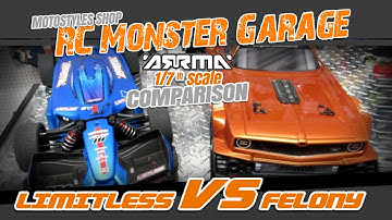 ARRMA Limitless vs. ARRMA Felony - what