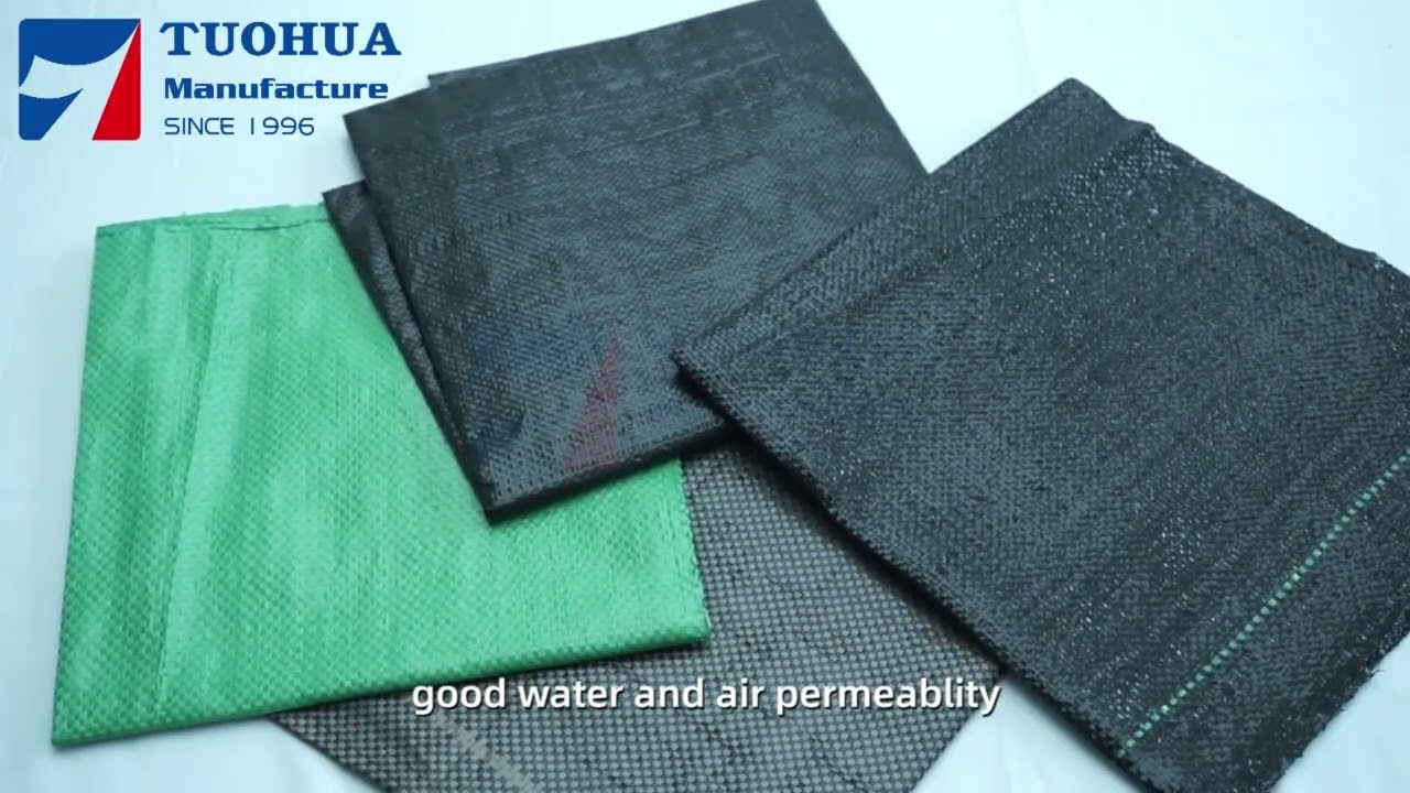 Plastic Polypropylene Garden Beds Weed Barrier With Planting Holes for Plant Growing