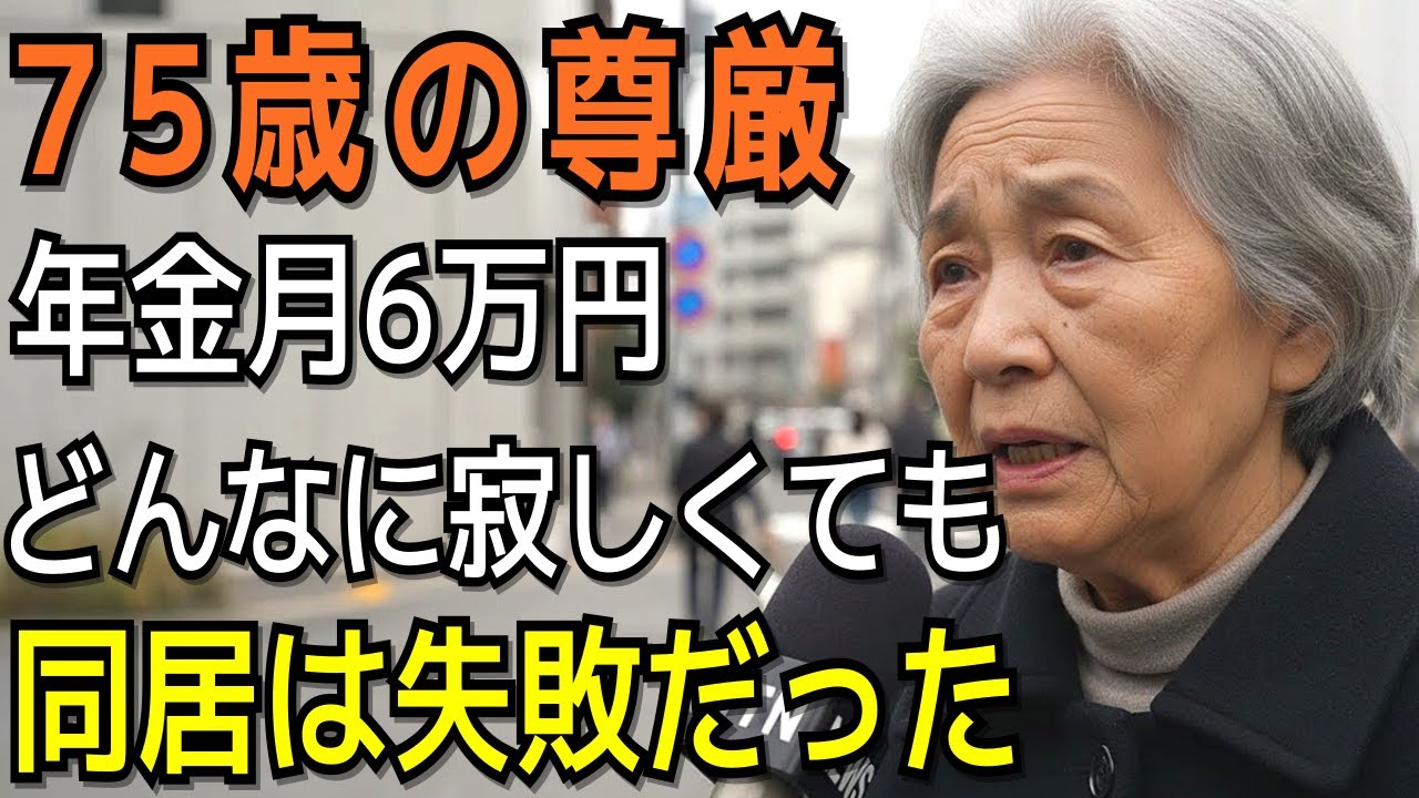 75歳女性、年金月6万円どんなに寂しくても同居は誤りだった。娘夫婦との同居が上手くいかない理由