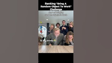 Bring A Random Object To Work Challenge