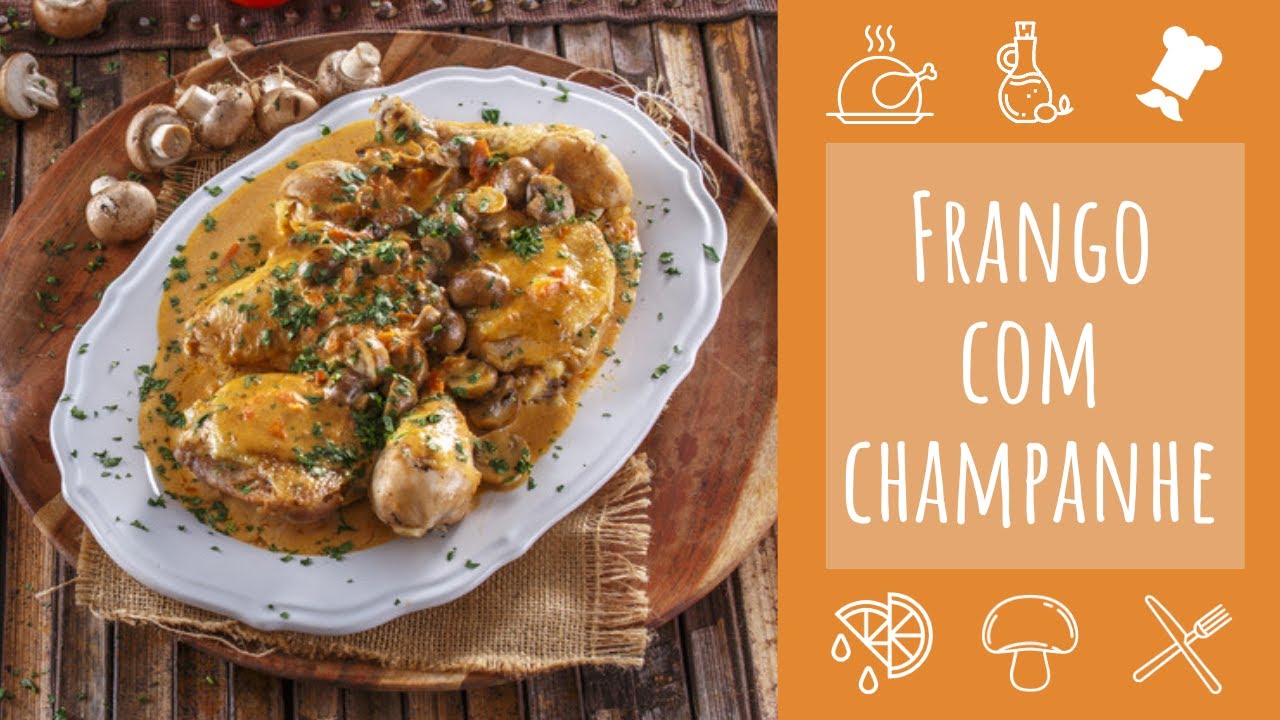 Frango com champanhe