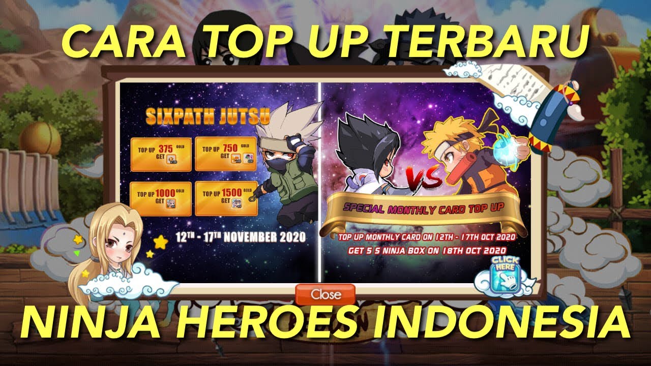BELI MONTHLY CARD BISA NAIK VIP GAK SIH? NINJA HEROES