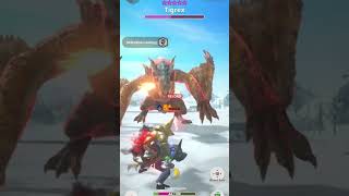 hunting my arch nemesis 10★ Tigrex with HBG Devil Jho #mhnow #monsterhunter