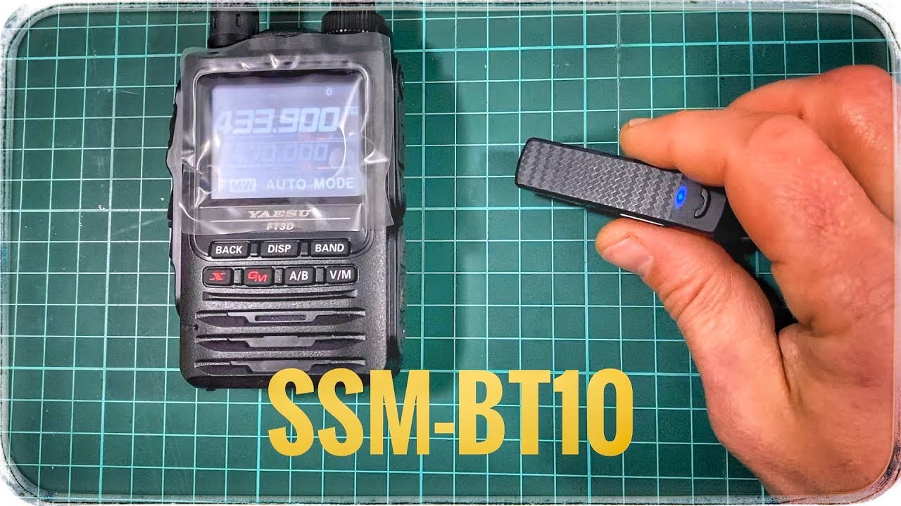 Casque Bluetooth SSM-BT10 Pour émetteur-récepteur Yaesu FT-3D - Léger, Mains Libres, Compatible Radio Amateur