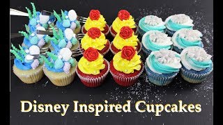 Disney Inspired Princess Cupcakes | CHELSWEETS