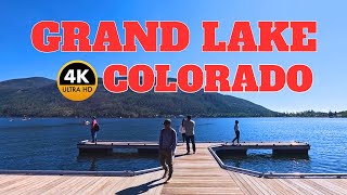 4K Walking Tour | Stroll Around Grand Lake - Colorado | Beautiful Views & Nature Travel | USA | 2025