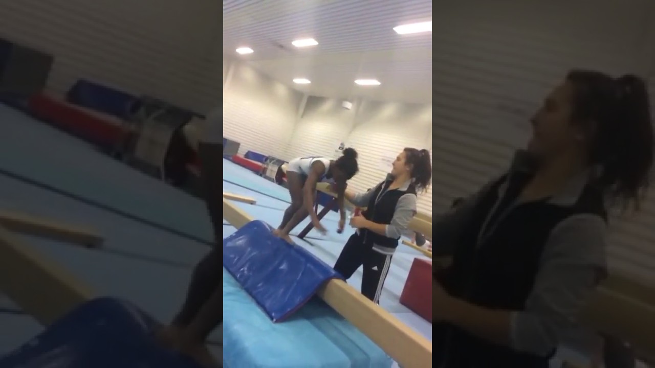 Turnen Maylie - salto op balk - Turn 4U