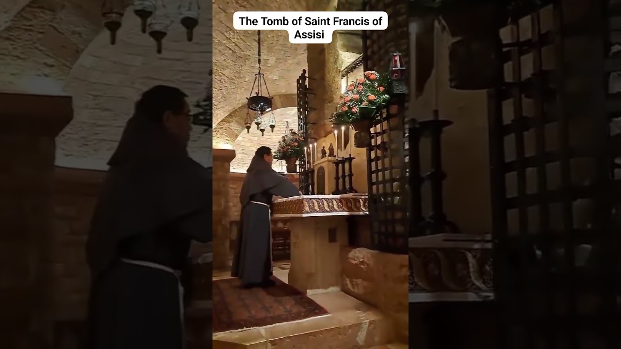 THE TOMB OF SAINT FRANCIS OF ASSISI