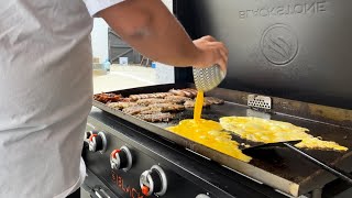 BREAKFAST Blackstone Griddle | EASY Bacon Eggs & Hashbrowns