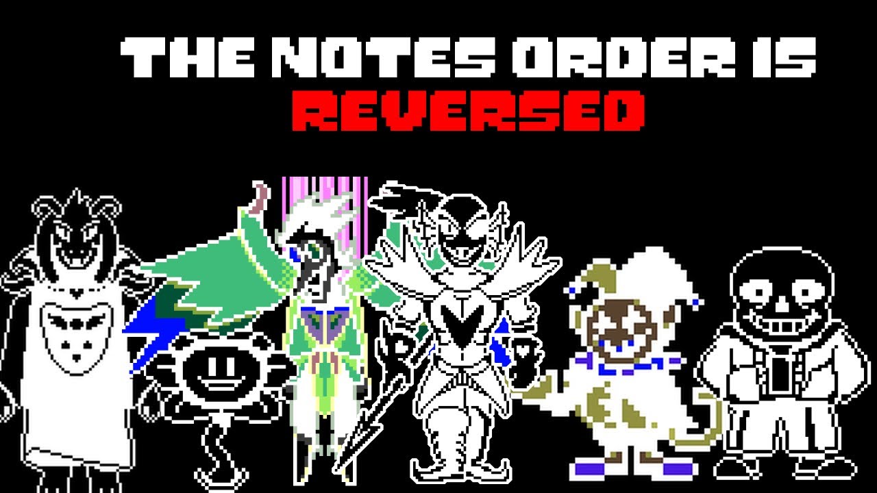 Undertale — порядок заметок обратный, но ТОЛЬКО ХОРОШИЕ (и Deltarune тоже).