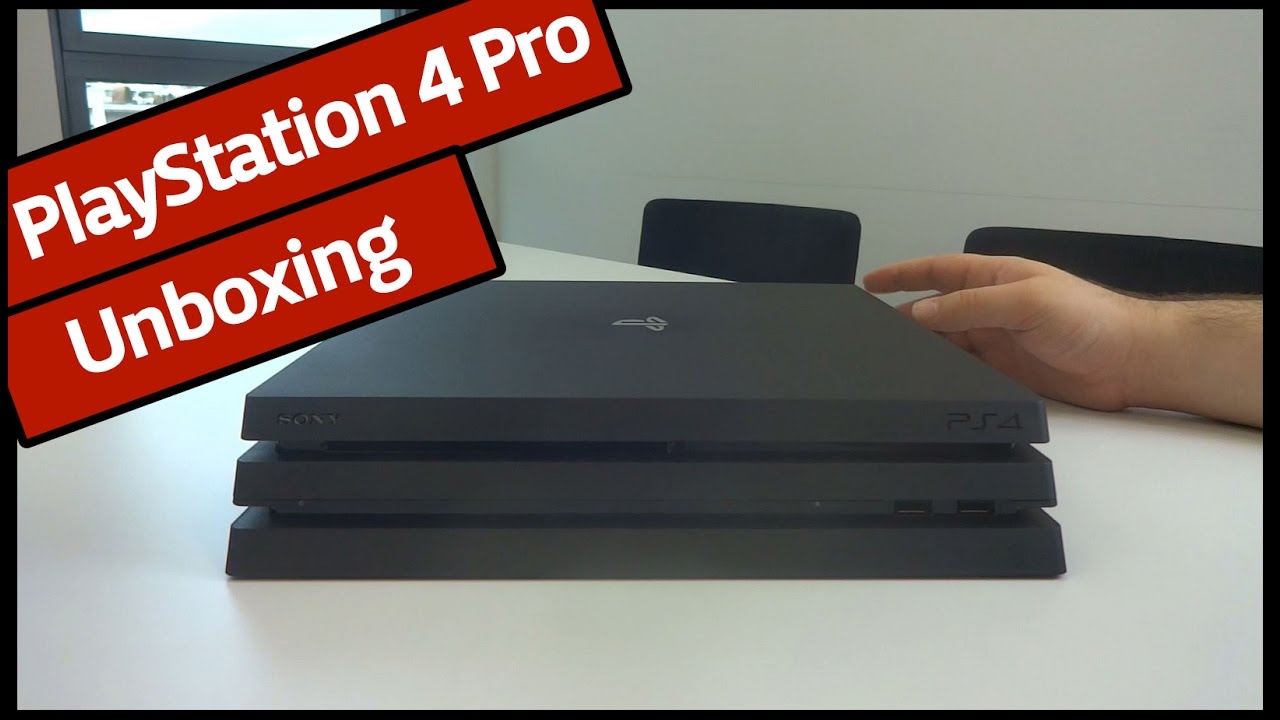 Sony PlayStation 4 Pro Unboxing & HandsOn YouTube
