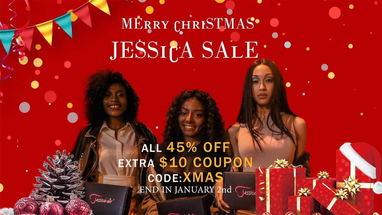 JessicaHair Christmas Shop is coming!  Buy a wig as a gift for yourself!