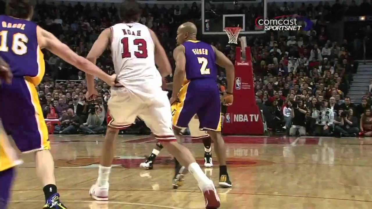Derrick Rose Driving Layup vs Los Angeles Lakers HD 780p YouTube