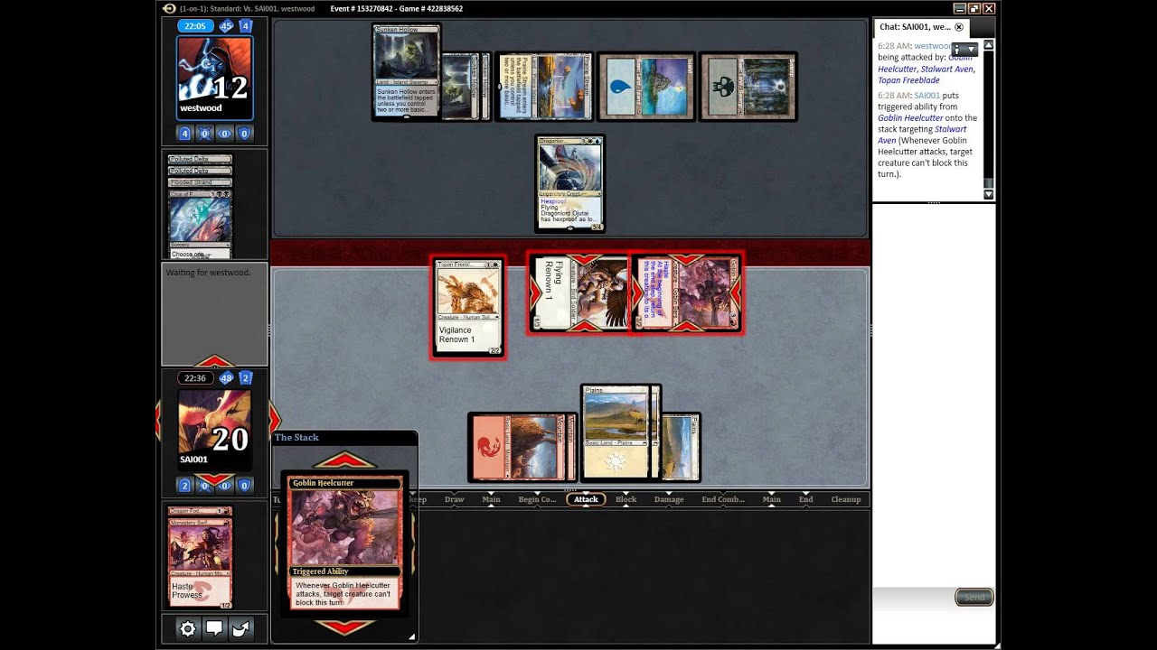 Magic the Gathering Online Standard Commentary Esper Dragon Control