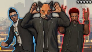 GTA 5 Online Funny Moments - Manhunt, Helicopter Wars, Vigilante Minigame From 3 POV’s!