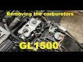 How to remove the carburetors on a GL1500