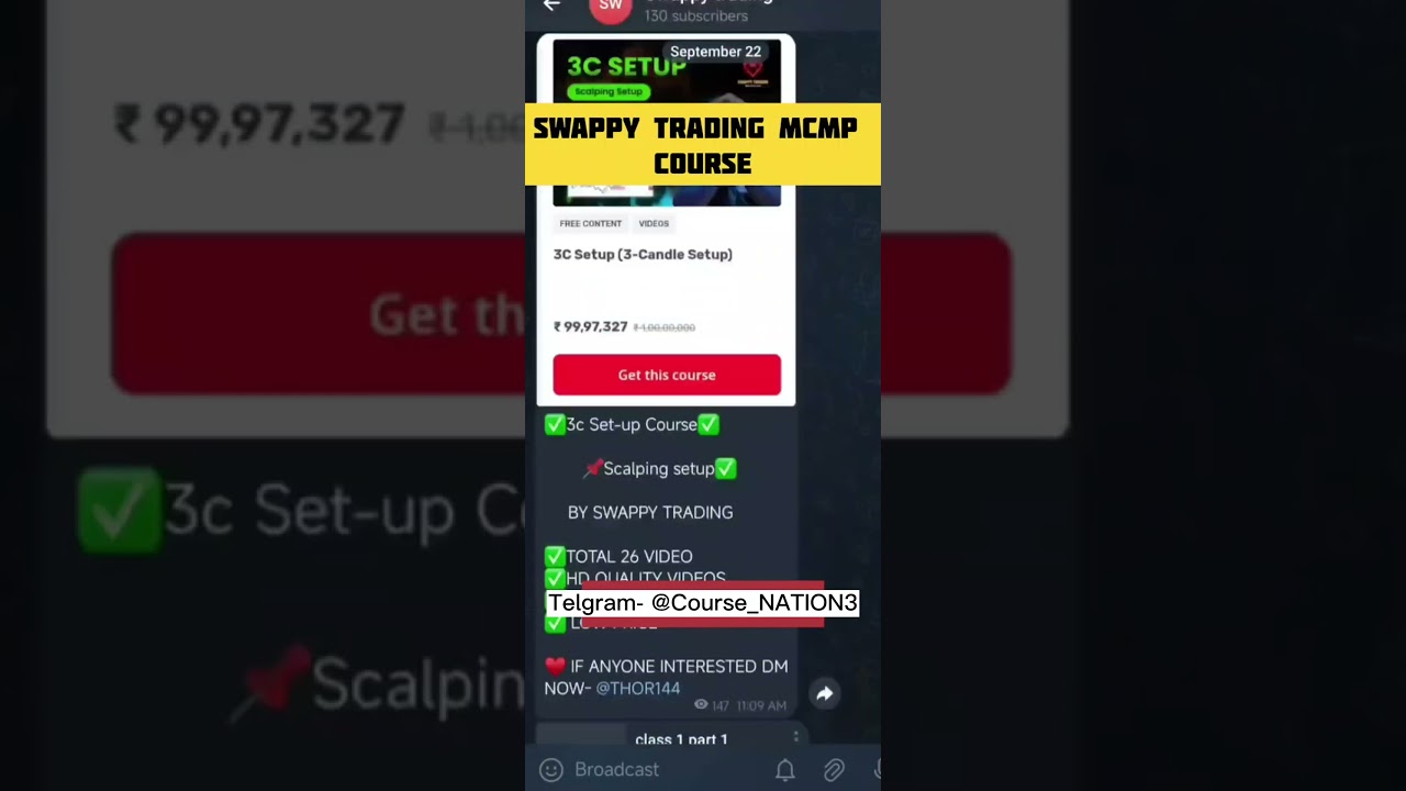 Swappy Trading 2025 MCMP Full Course Leaked | Swappy trading | 