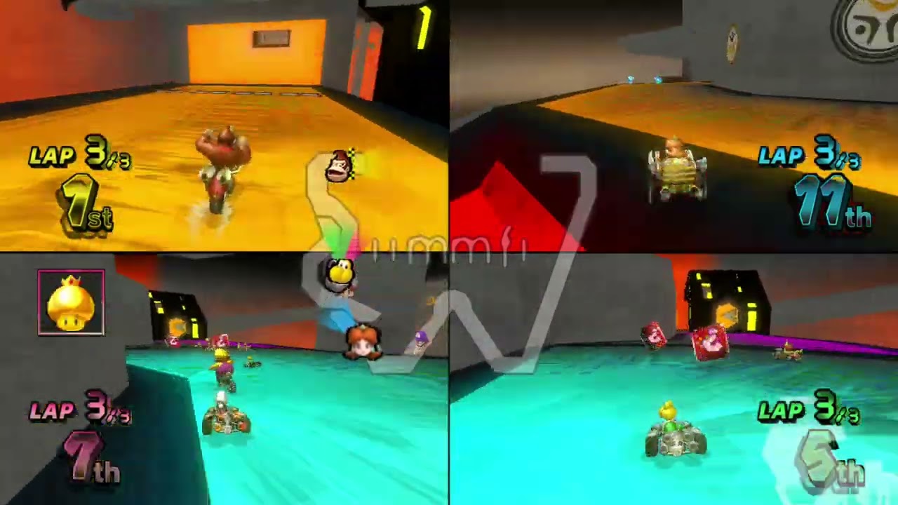 Mario Kart Wii Custom Tracks 4 Players 342 YouTube