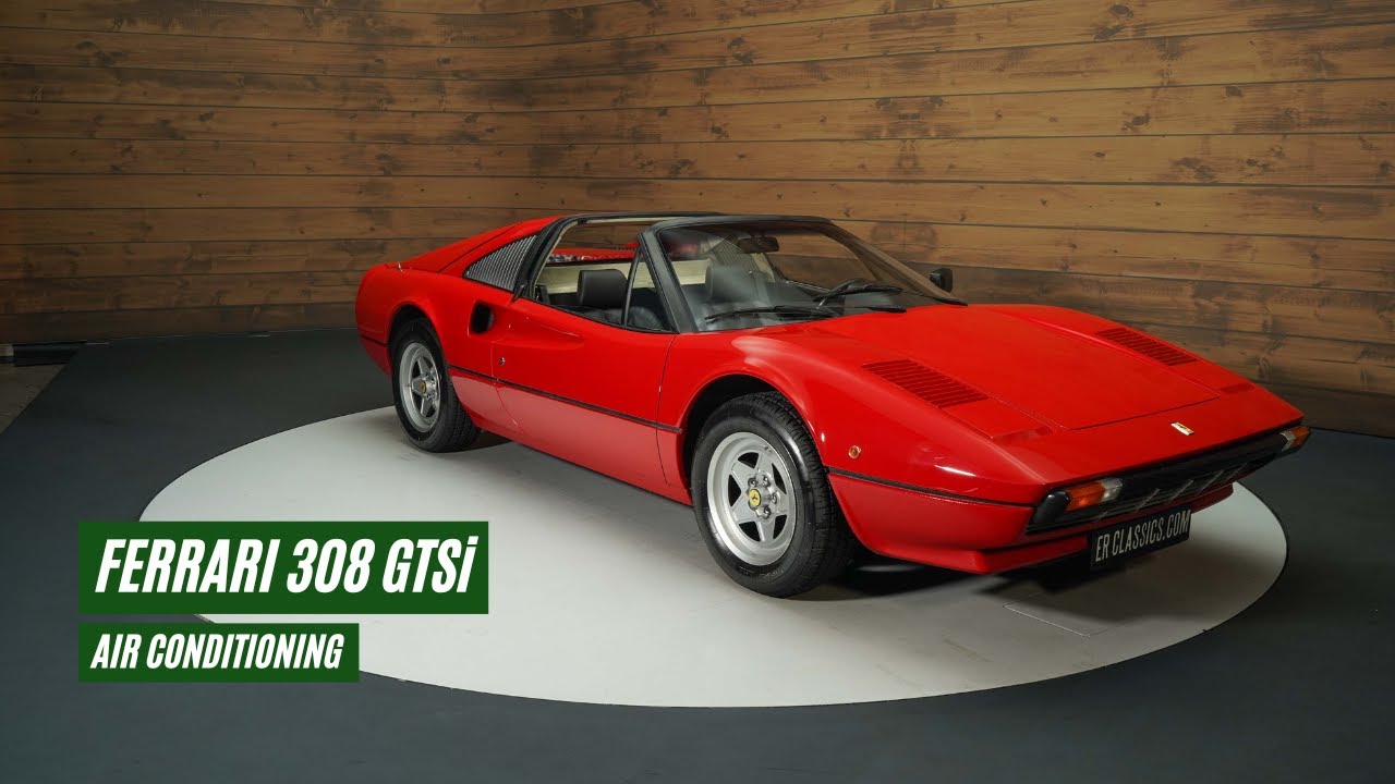 Ferrari 308 GTSi | 34,637 KM | European car | Air conditioning | 1981 -VIDEO- www.ERclassics.com