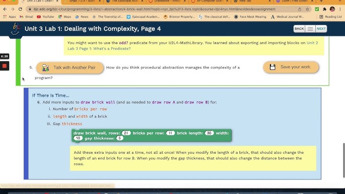 Unit 3 Lab 1: Dealing with Complexity, Page 5