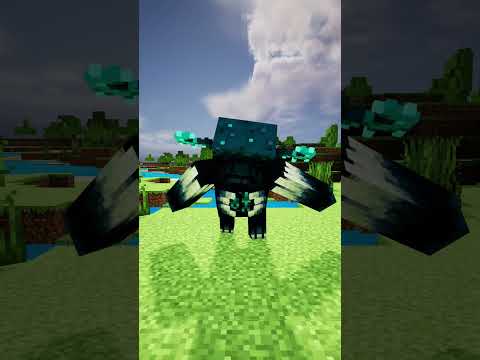 Iron Golem vs Warden   Minecraft animation