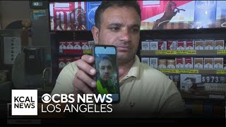 7-Eleven clerk who was attacked by mob of robbers is back to work the day after