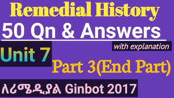 Remedial History Unit 7 Major Global Developments Part 3 #remedial2017 #remedialtricks#remedialfocus