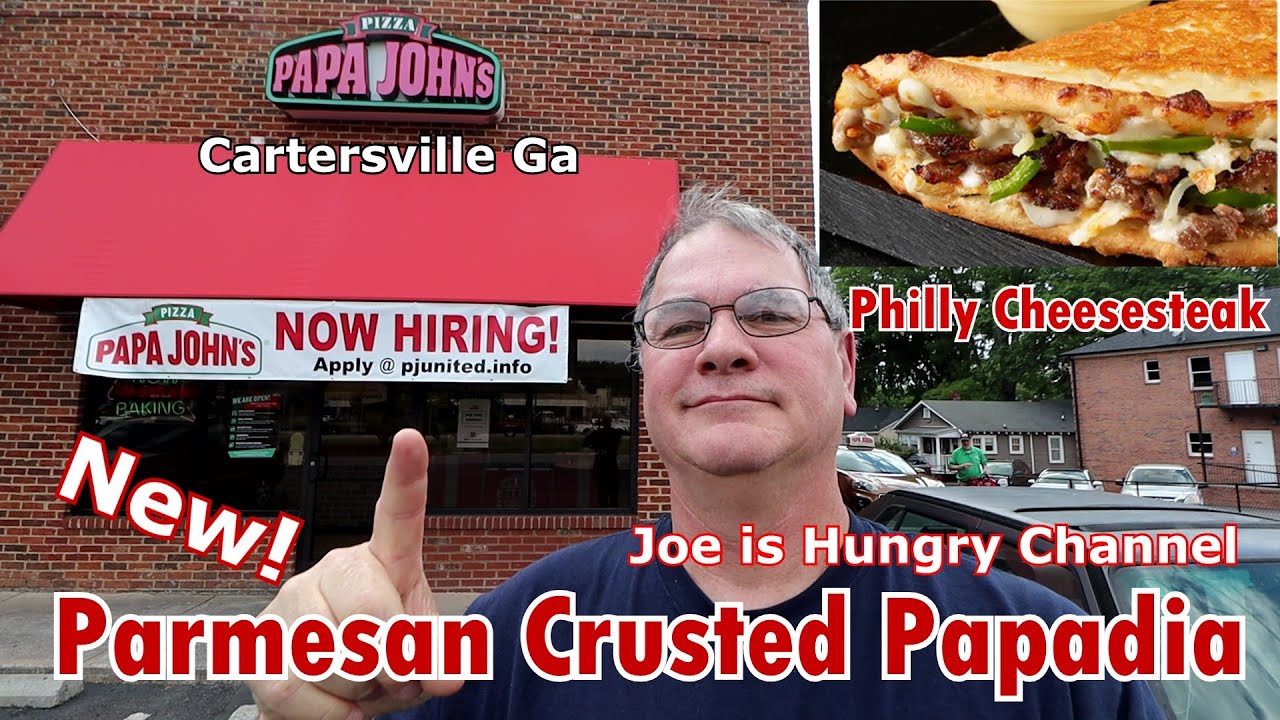 Papa John’s New Parmesan Crusted™ Philly Cheesesteak Papadia Review