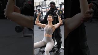 DUMBBELL SHOULDER PRESS FOR BIGGER DELTS 🔥 Charles Glass Tips