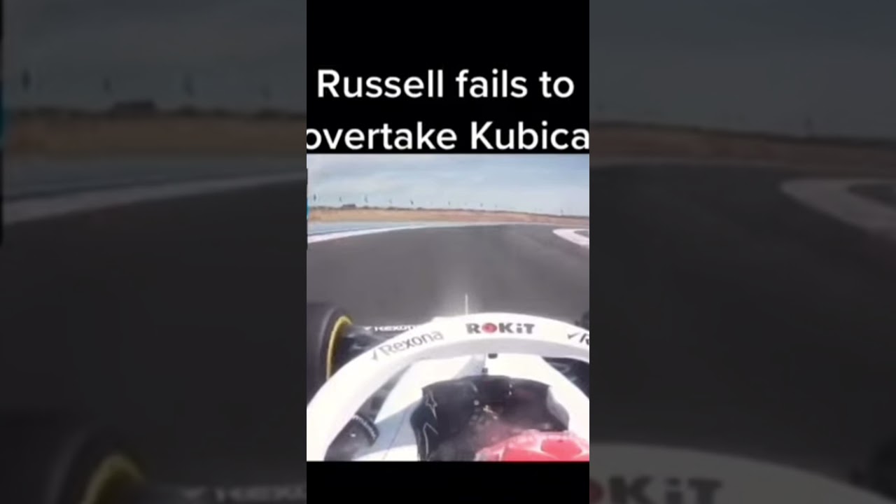 George Russell Fails To Overtake Kubica😂