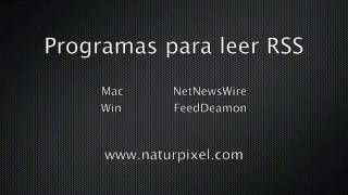 Qué son las RSS