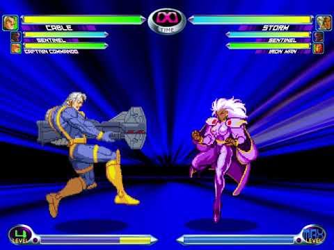MvC2 - that ain't safe - Storm st.RH (punish with Cable)