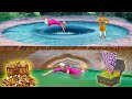 भूमिगत गुप्त सुरंग स्विमिंग पूल Underground Secret Tunnel Swimming Pool kahani Comedy Hindi Kahaniya