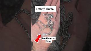 I find Tiffany Jewelry dumpster diving! Is it real? #dumpsterdiving #tiffany