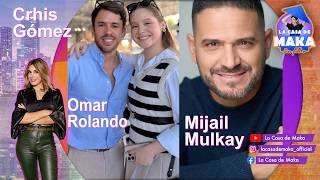Los actores Chris Gómez, Omar Rolando y Mijail Mulkay hoy en #lacasademaka SIN FILTRO