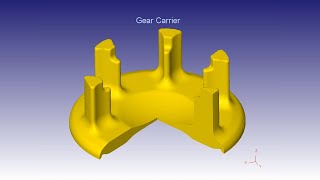 Gear Carrier Forging Simulation