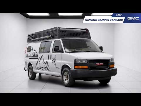 GMC SAVANA HR CAMPER VAN OFFROAD MODIFICATION AT MY2006 | MILELE