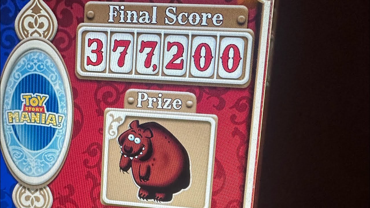 Toy Story Midway Mania: High Score Hijinx! - 377,200 Points - YouTube