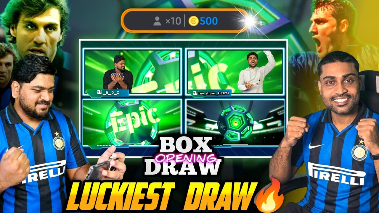 Double Epic😱 In Vieri 500 Spin Epic Boxdraw EFootball 26🔥 |Luckiest Pack |Watch This Before Spinning
