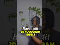 How to edit 3D hologram effect on CapCut #videoediting#capcuttutorial#videoeditingtutorials