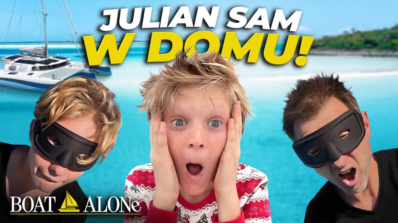 ⁣HOME ALONE na łódce ... Mokrzy Bandyci atakują!