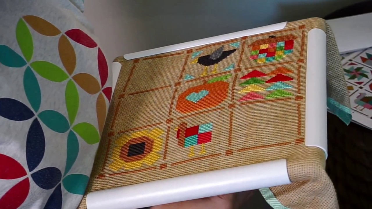 FlossTube 5 PreThanksgiving Crossstitch with Kimberly Fat