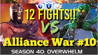 MCOC - Alliance War - Season 40 - War #10 - 12 FIGHTS!! - Magneto Vs Scorpion (Node 55)