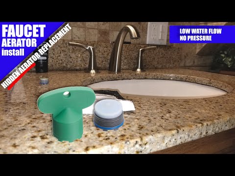 How To Remove Bathroom Sink Faucet Aerator That Is Internal