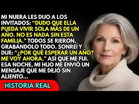 Mi nuera se burló de mí en una fiesta familiar… Me fui y construí un imperio que ahora envidia
