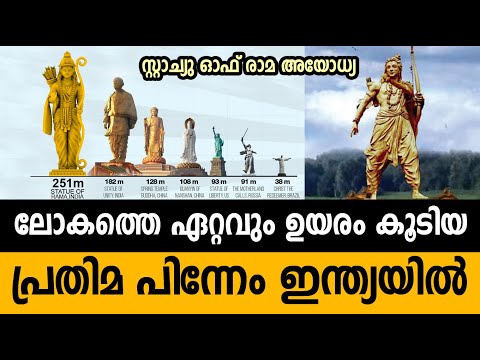 ലോകത്തെ ഏറ്റവും ഉയരം കൂടിയ പ്രതിമ വീണ്ടും ഇന്ത്യയില്‍ ! STATUE OF RAMA INDIA