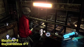 Resident Evil 6: Ada Campaign - All 20 Serpent Emblems - HTG