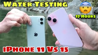 Apple iPhone 15 & iPhone 11 Water Test - Will It Survive Underwater ? 😨